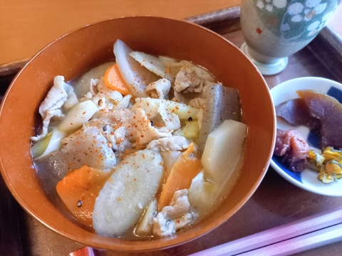 あったまろう☘ 具だくさん 豚汁ꕤ୭*